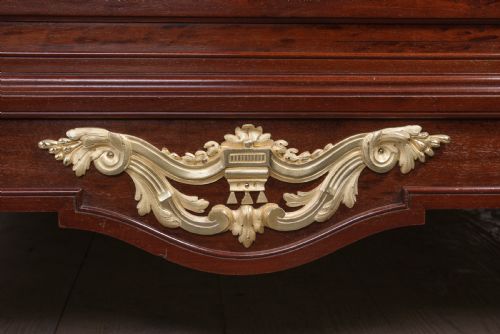 fig 3. Magnificent Louis XVI style mahogany bed