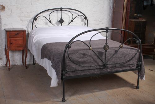Attractive Victorian Black  Iron Double Bed