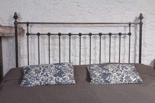 fig 2. Super king size 6Ft classic Victorian brass and iron no end bed