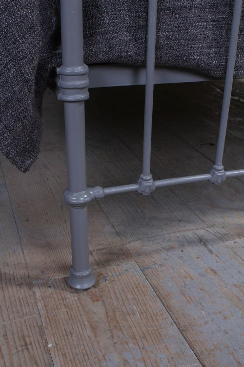 fig 2. Classic Victorian brass and grey iron 5Ft kingsize bed
