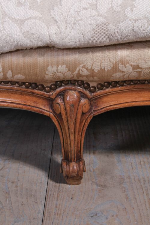 fig 2. Pretty French lit bateau upholstered day bed