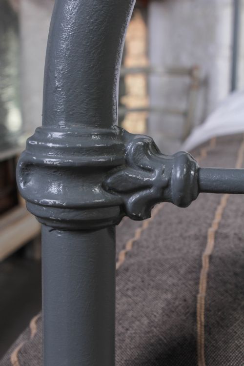 fig 2. Simple French king size all iron bed