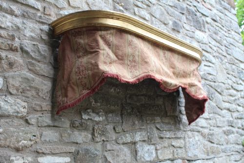 Oval Gilded Ciel De Lit Bed Canopy