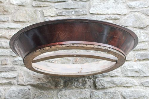 Mahogany Circular Ciel De Lit