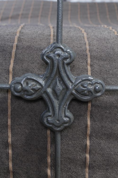 fig 2. Attractive simple king size all iron bed