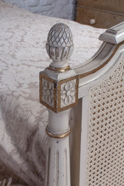 fig 2. Attractive pair of French caned beds