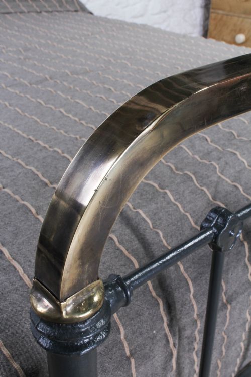 fig 2. Individual Queen size Spanish brass and iron bed