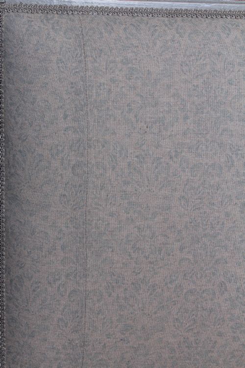fig 2. Newly upholstered Empire style king size painted bed