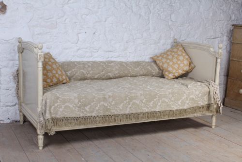 Pretty French Empire Style Painted Day Bed