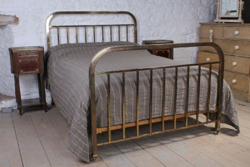 Attractive Simple All Brass French Double Bed