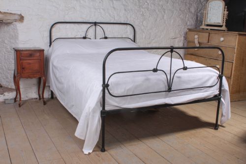 Simple All Iron Irish  Kingsize Bed