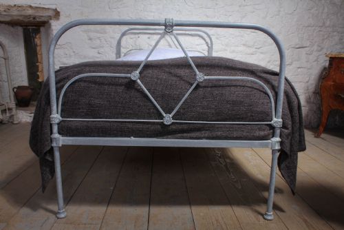 fig 1. Super single Irish all iron bed