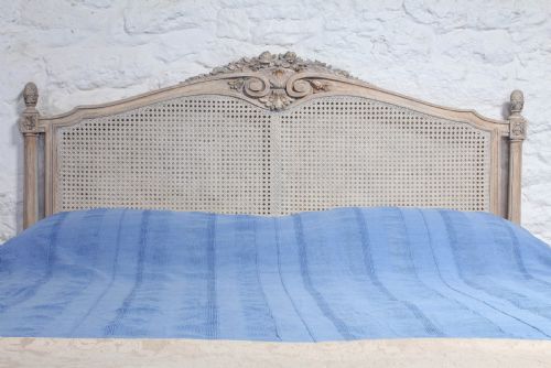 fig 2. Absolutely lovely Bergere caned low end king size bed