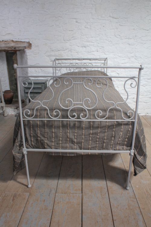 fig 1. Very pretty forged iron day bed