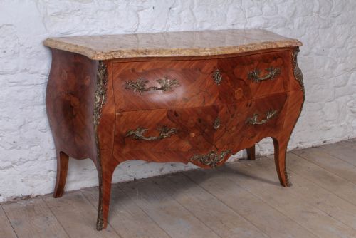 Large Louis Xv Style French Commode