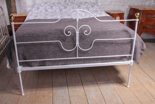 fig 1. Pretty forged iron king size bed forged bed