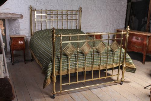 Handsome King Size Victorian All Brass King Size Bed