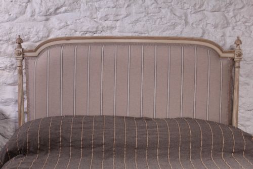 fig 2. Very attractive French Empire style newly upholstered double bed