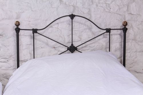 fig 2. Pair of unique Victorian No-Ends with original naturally aged brass knobs