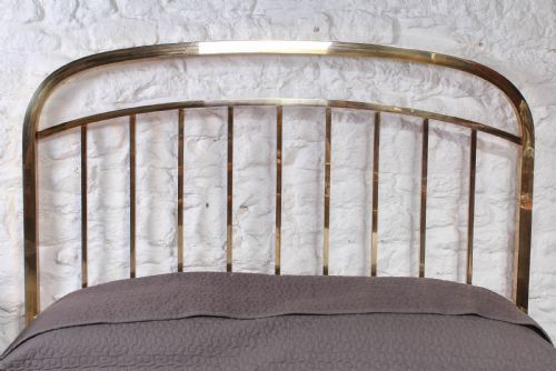 fig 2. Fashionable simple French all brass king size bed