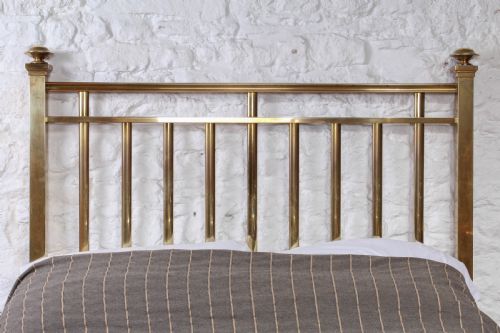 fig 2. Superb quality Edwardian double brass bed