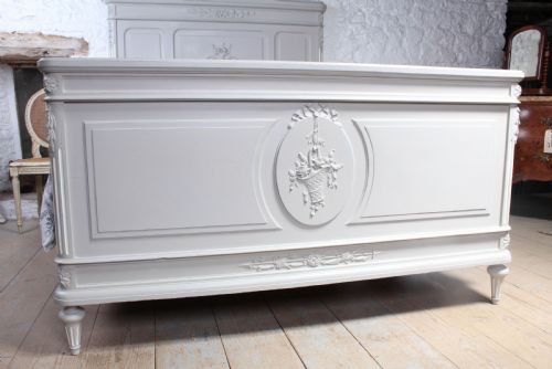 fig 1. Attractive European Kingsize French painted bed