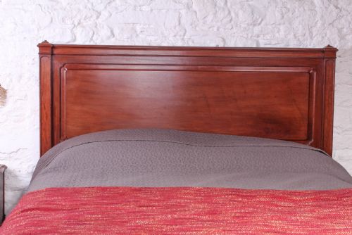 fig 1. Whytock and Reid solid Mahogany large king size bed