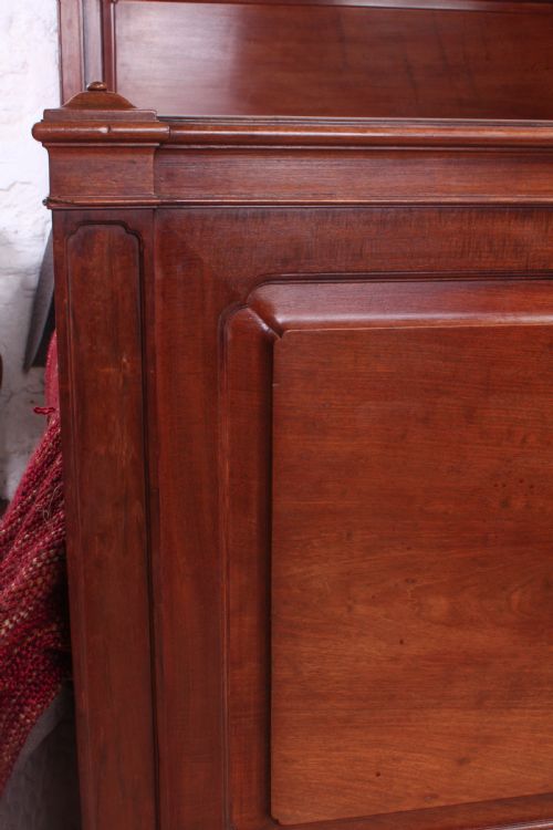 fig 4. Whytock and Reid solid Mahogany large king size bed