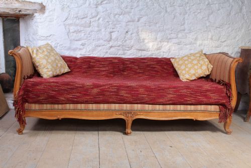 Newly Upholstered Louis Xv Style Day Bed.