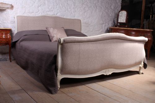 Super King Size 6ft French Newly  Upholstered Lit Bateau