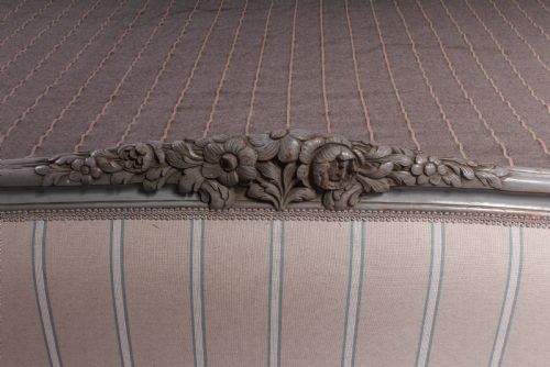fig 1. Beautiful newly upholstered  Louis XVI bed