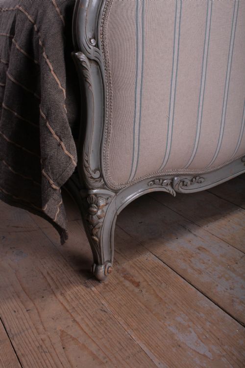 fig 2. Beautiful newly upholstered  Louis XVI bed