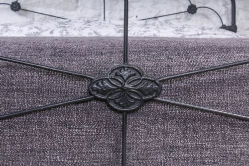 fig 3. Lovely Irish cottage style 5Ft all iron king size bed