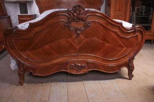 fig 2. Beautiful king size Louis XV style bed