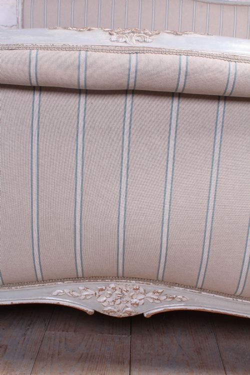 fig 2. Newly upholstered Lit bateau style king size bed