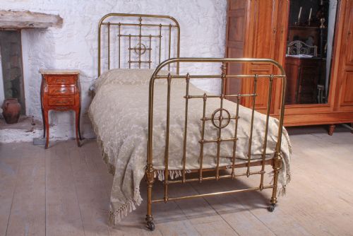 All Brass Single Bed by Schoolbred