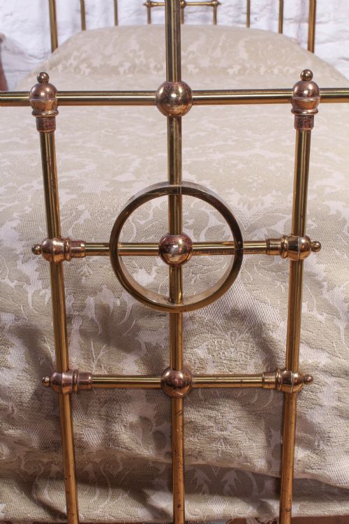 fig 5. All brass single bed by Schoolbred
