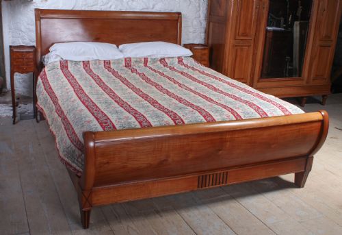 Individual and Unusual Cherry King Size Sleigh Bed