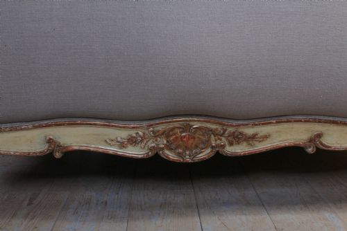 fig 2. Exceptional rare early Louis XV scroll top king size bed