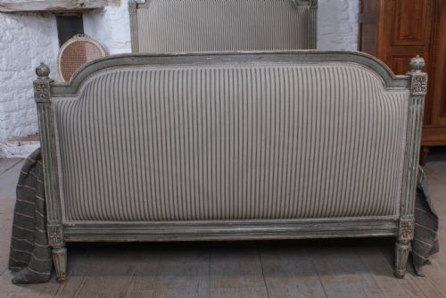 fig 1. Gorgeous French Empire style upholstered double bed