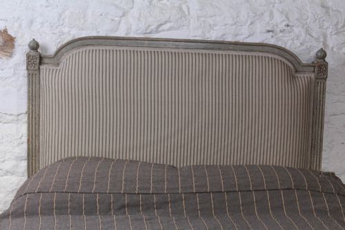 fig 2. Gorgeous French Empire style upholstered double bed