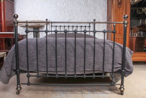 fig 1. Individual Classic Victorian king size brass and iron bed