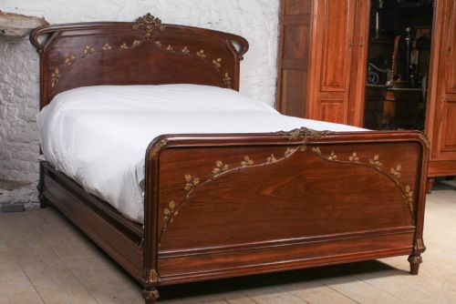 Lovely Art Nouveau Style King Size Bed