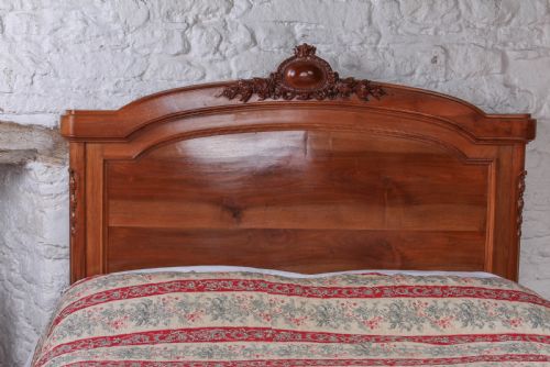 fig 3. Solid cherry king size bed (matching armoire separate)