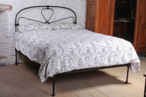 Pleasing All Iron Irish King Size No End Bed