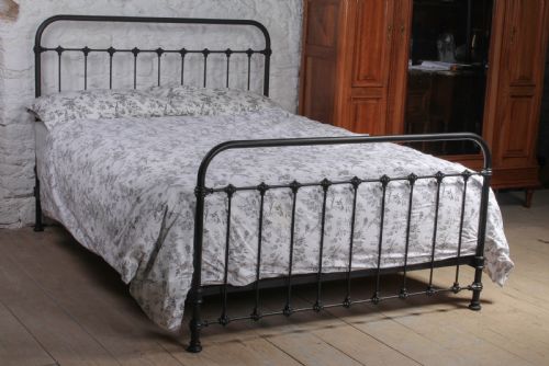 Simple French All Iron King Size Bed