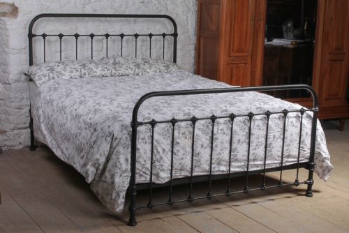 fig 1. Simple French all iron king size bed