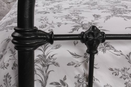 fig 3. Simple French all iron king size bed