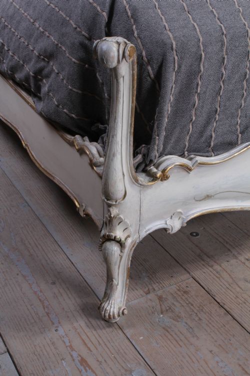 fig 1. Fabulous Italian low end newly upholstered large king size bed