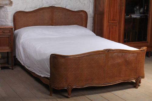 Nice French Caned Bergere King Size Bed